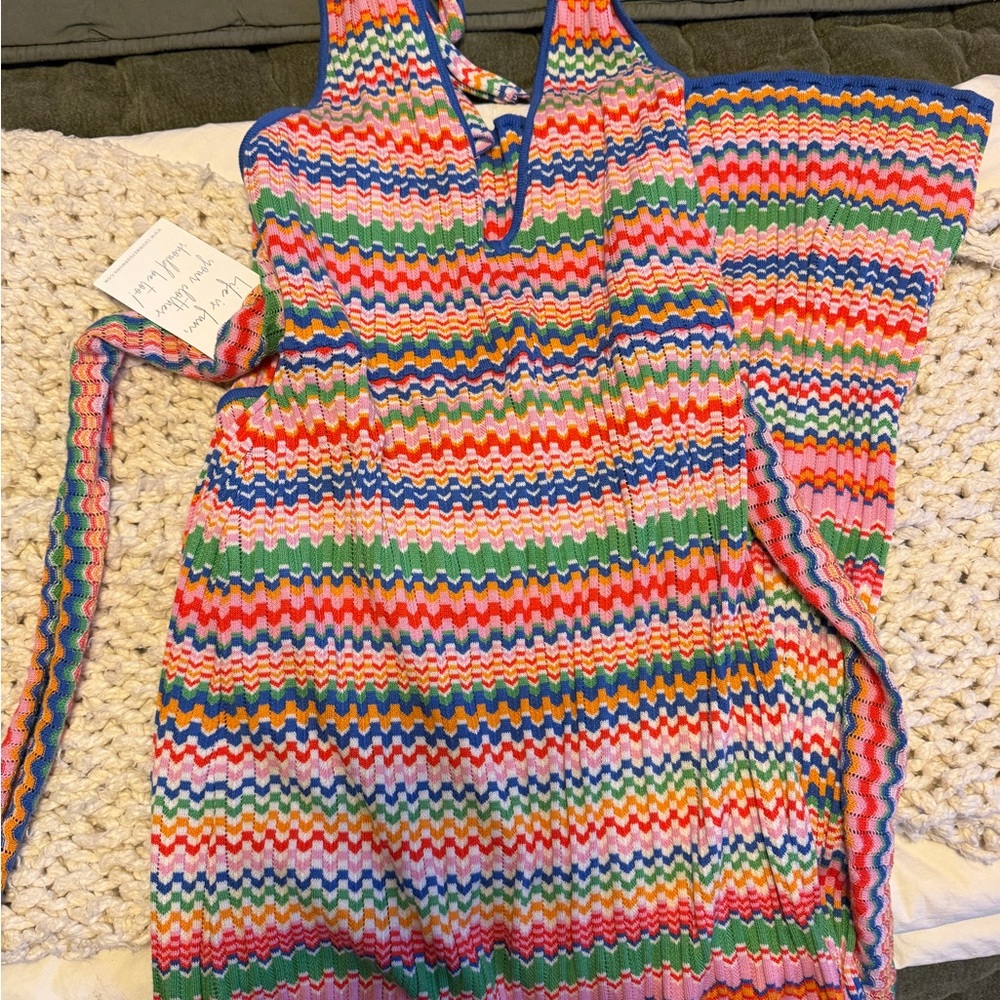 Show Me Your MuMu Multicolor Zigzag Maxi Dress